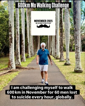 Walking 600Km For 60 Men